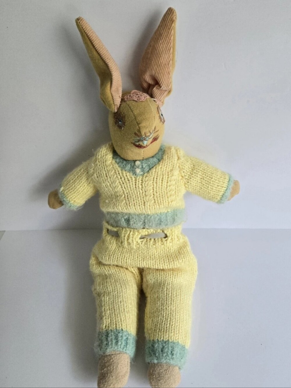 Handmade Bunny Stuffed Toy Vintage